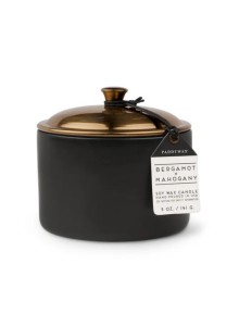 HY0503EU Hygge Ceramic Candle Paddywax 141g Blush Bergamot and Mahogony